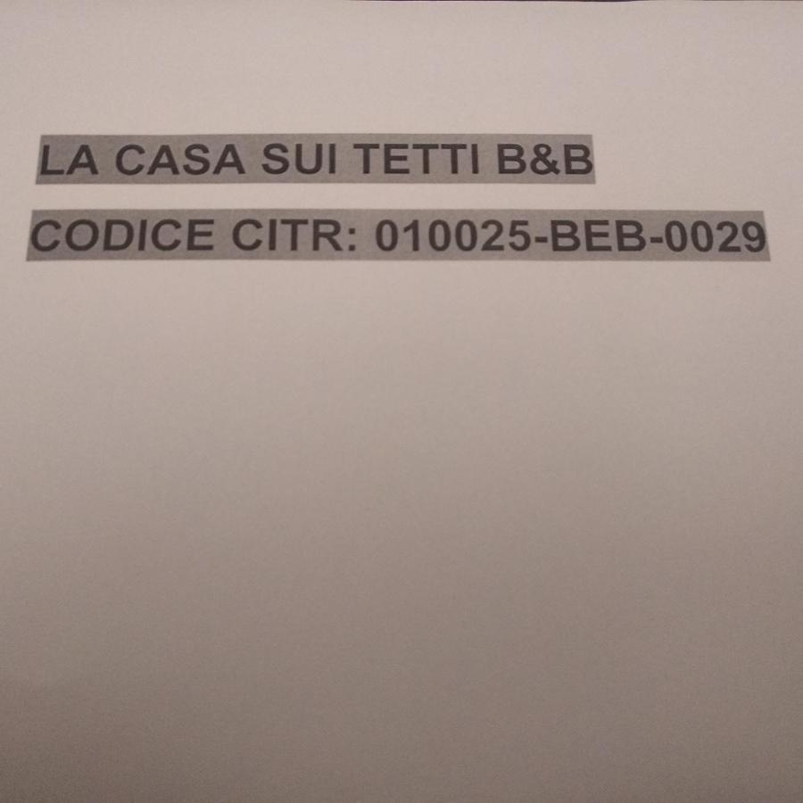 מלון ג'נובה La Casa Sui Tetti מראה חיצוני תמונה